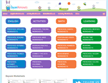 Tablet Screenshot of daycareworksheets.com